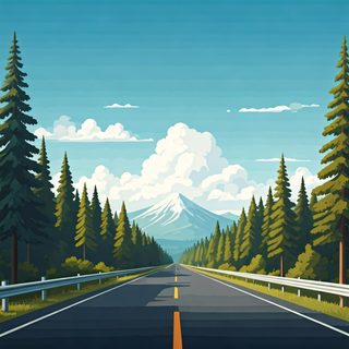 mountain highway drive
