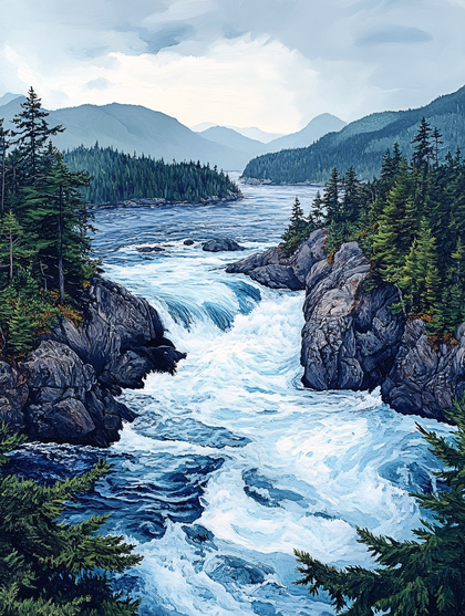 Scenic Waterfall