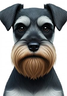 schnauzer dog portrait