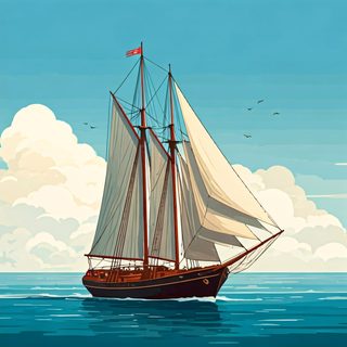 sailing schooner vessel