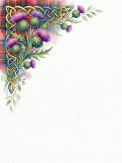 celtic thistle border