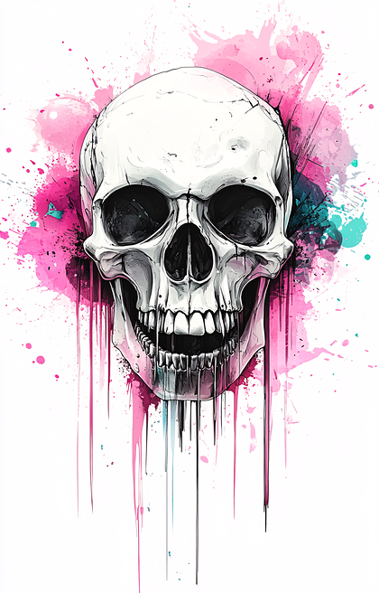 Screaming Skull Splash