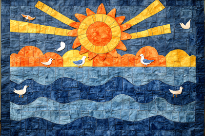 Seagull Seaside Quilt