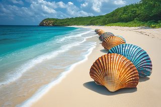 Seashells on a Tropical Beach