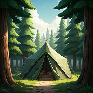green-forest-tent