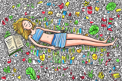 Serene Doodle Daydream