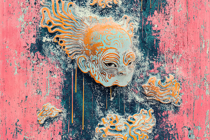 Serene Face Wall Art