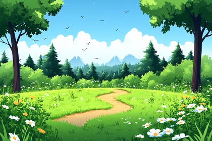 Serene Forest Path