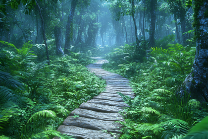 Serene Forest Pathway