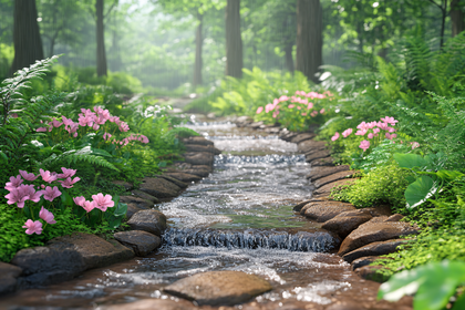 Serene Forest Stream