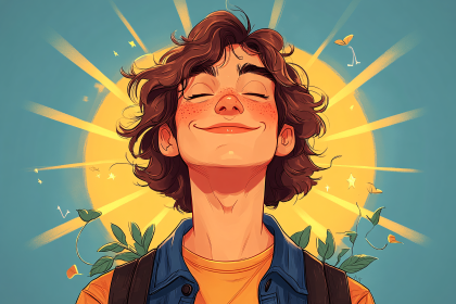 Serene Joy in Sunlight