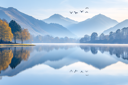 Serene Lake Reflection