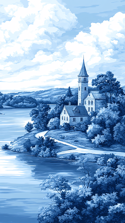 Serene Lakeside Estate