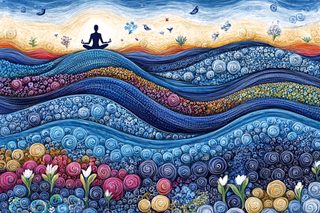 Serene Meditation Landscape