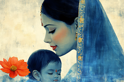 Serene Mother and Child