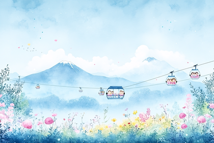 Serene Mountain Cable Car Ride