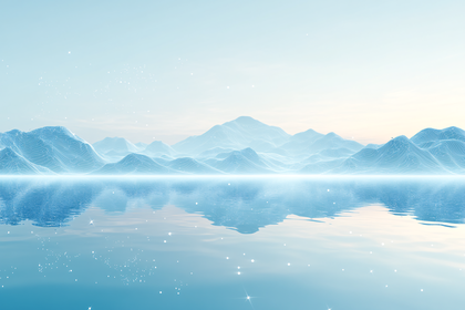 Serene Mountain Reflection