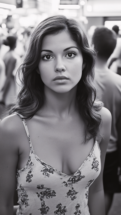 Serene Portrait Of A Young Woman