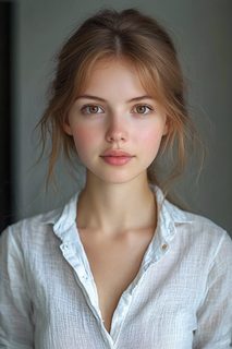 Serene Portrait of a Young Woman