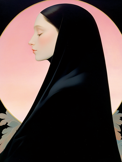Serene Profile Portrait