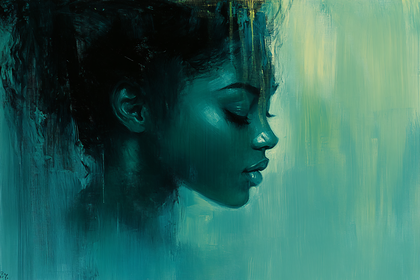 Serene Profile Portrait