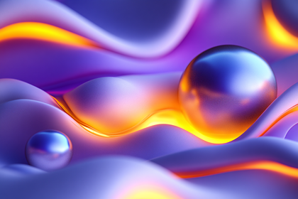 Serene Spheres on Wavy Plains
