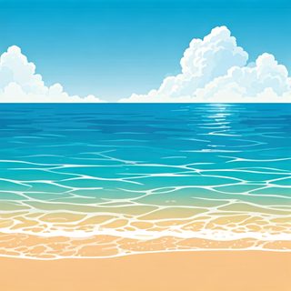 tropical beach landscape