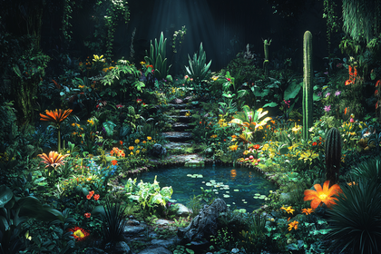 Serene Tropical Oasis