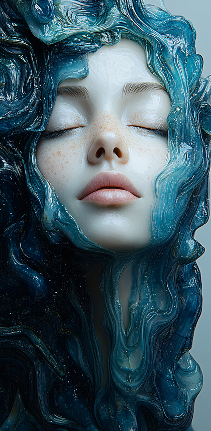 Serene Water Woman