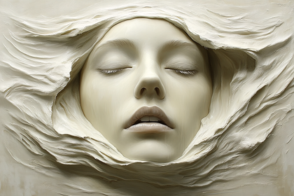 Serene Woman Emerging
