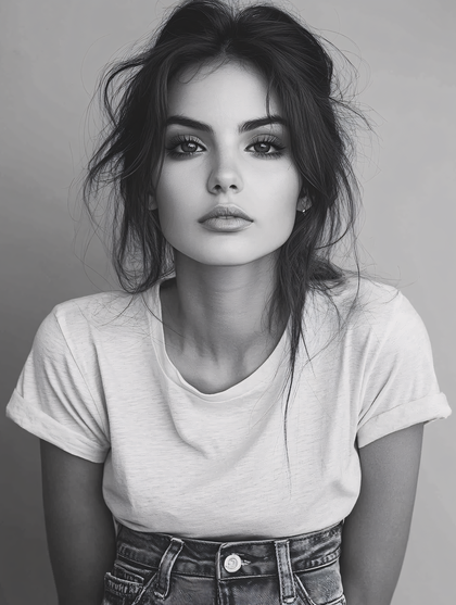 Serene Woman Portrait