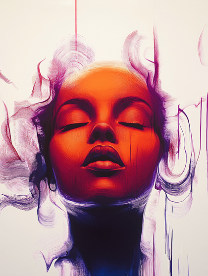 Serene Woman Portrait