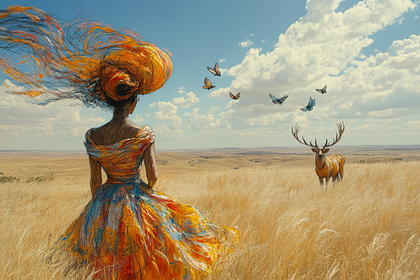 Serenity in Golden Fields