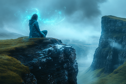 Serenity On The Cliff