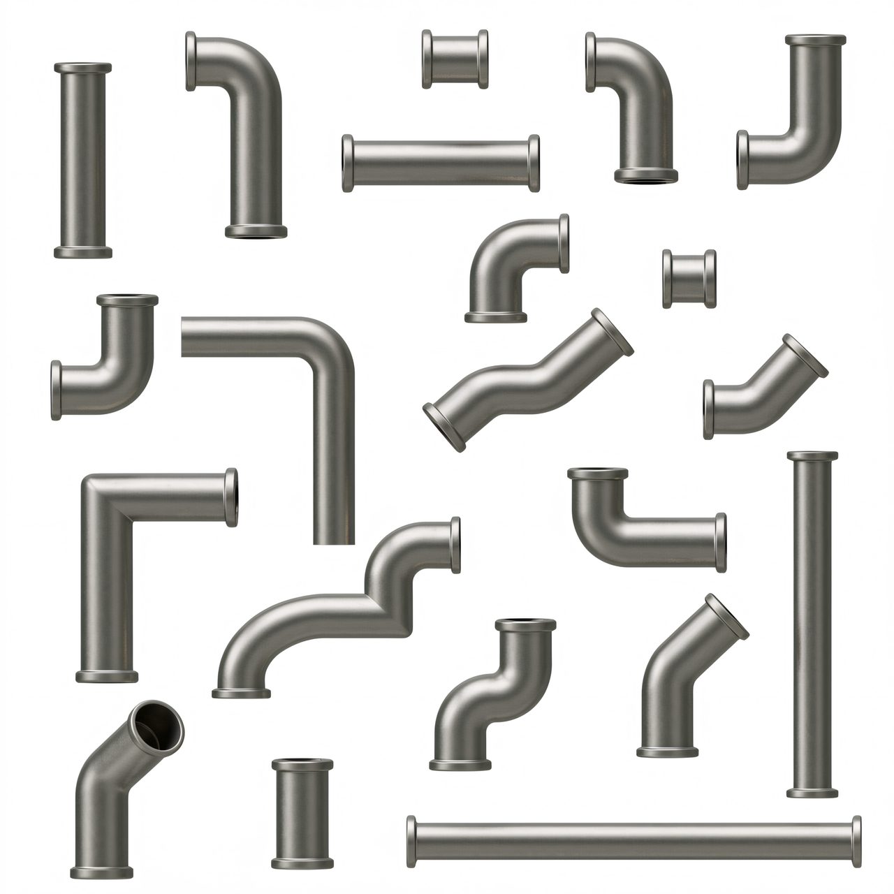 industrial metal pipes
