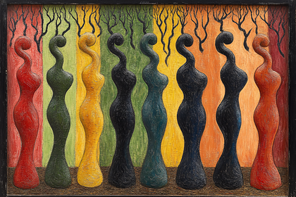 Seven Abstract Figures