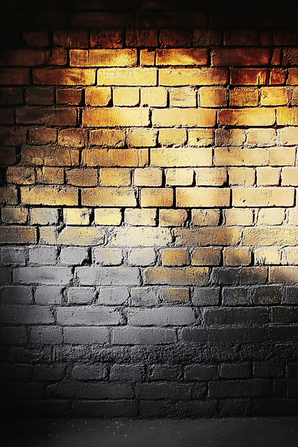Shaded Brick Wall