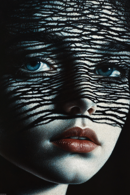 Shadowed Beauty Portrait