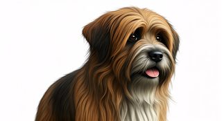 shaggy dog portrait