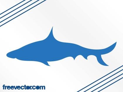 Shark Silhouette Free Vector