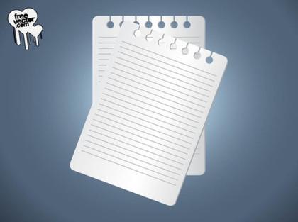 Sheets of Paper Free Vector
