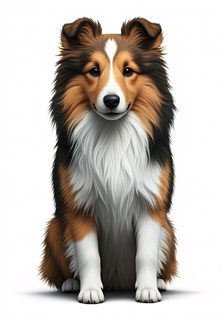shetland sheepdog portrait