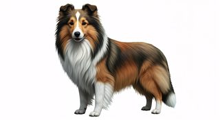 shetland sheepdog portrait
