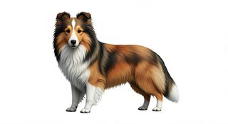 shetland sheepdog portrait