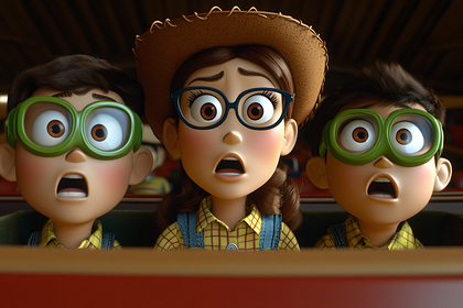 Shocked Children Reacting
