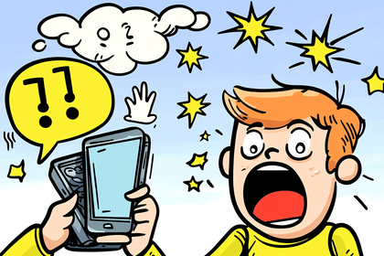 Shocked Mobile User