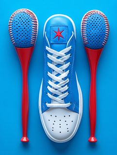 Shoe And Hairbrushes Still Life