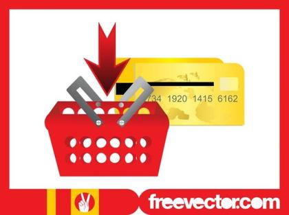 Shopping Basket Clip Art Free Vector