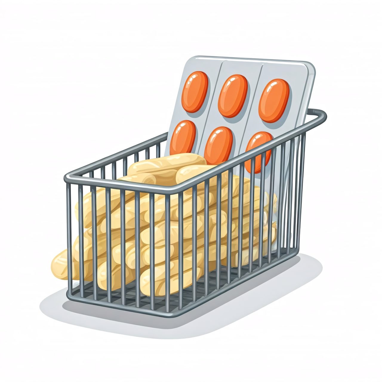 medicine shopping basket