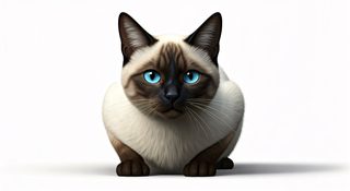 Siamese Cat Portrait
